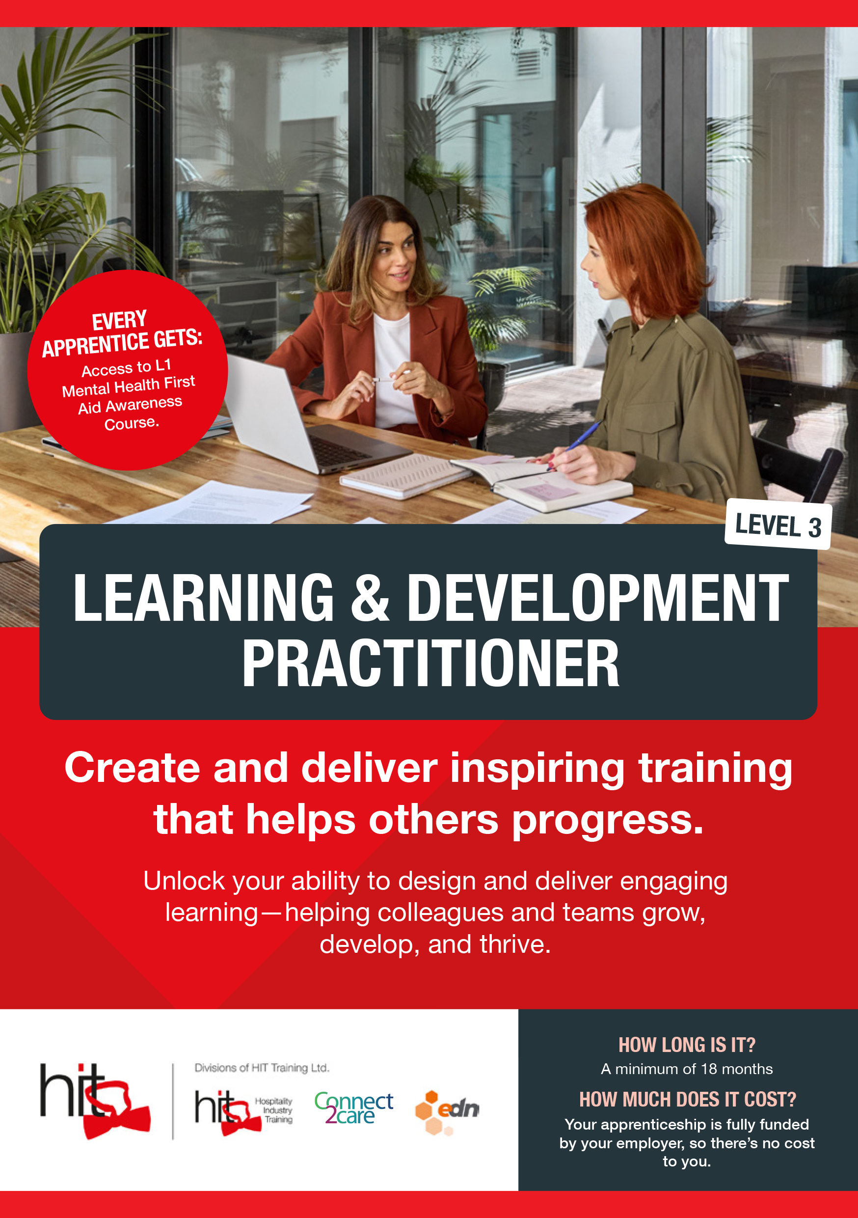 Level 3 Learning and Development Practitioner facesheet